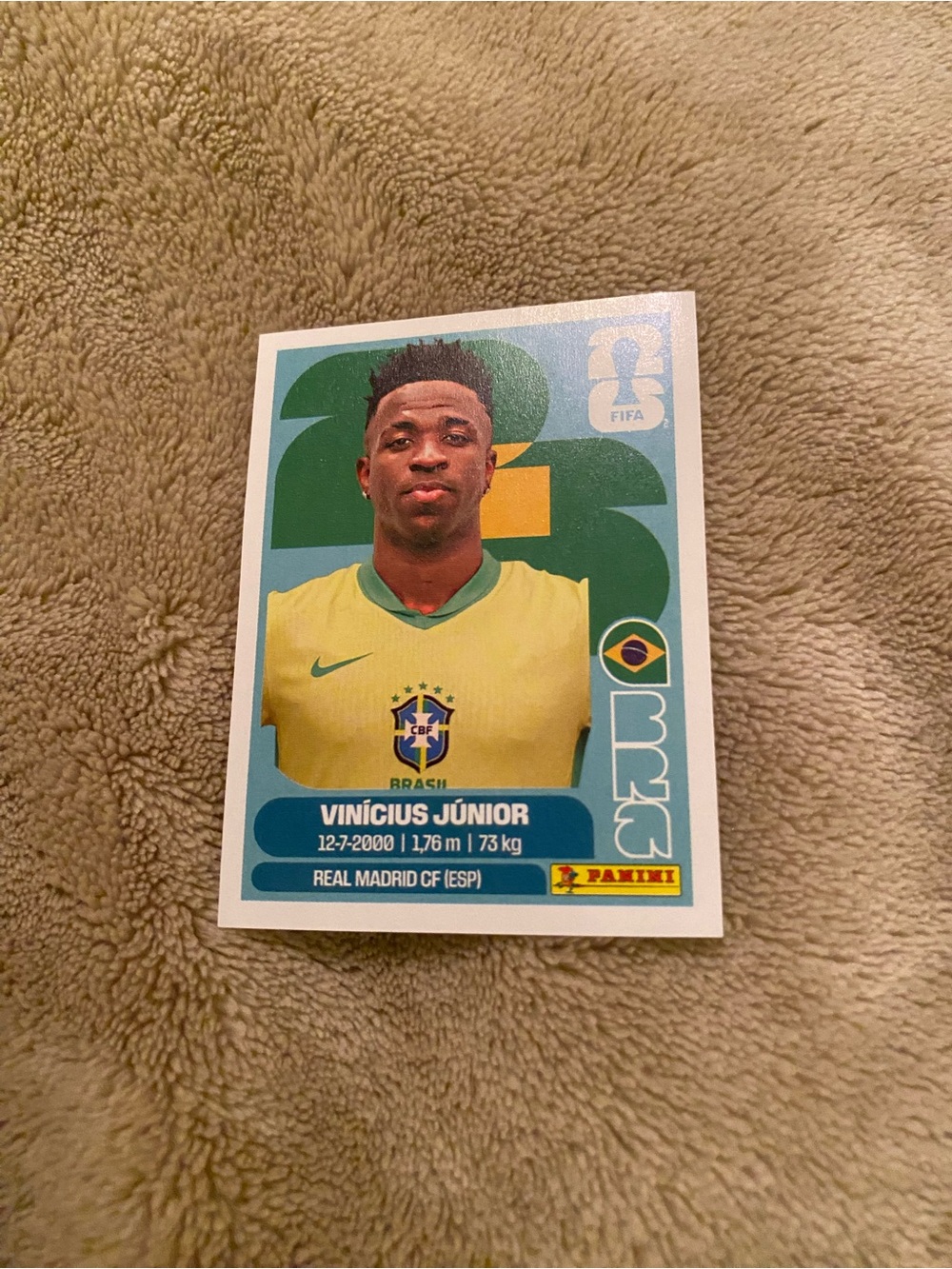 Panini FIFA World Cup 2026-Vini Junior Sticker